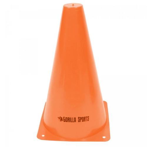 Oranžové tréningové kužele 23 cm – sada 10 ks