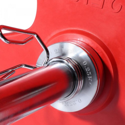 Gorilla Sports Sada záťažových dosiek, 50/51 mm, chróm, 5 kg