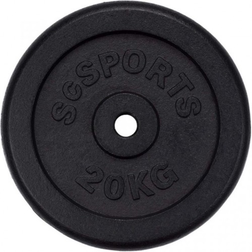 SCSports Liatinový kotúč, 20 kg