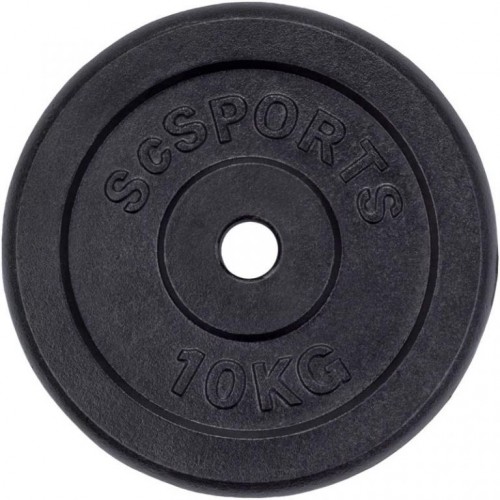 SCSports Liatinové kotúče, 2 x 10 kg