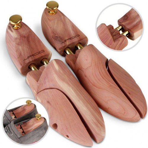 Jago tvarovač obuvi z cédrového dreva a hliníka, veľ. 45-46