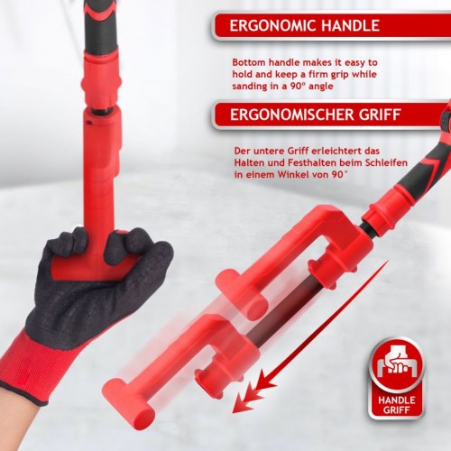 TIMBERTECH brúska na sadrokartón, 710 W, 12 kotúčov