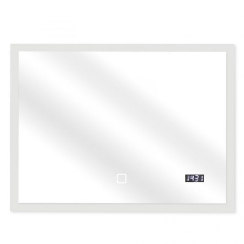 AQUAMARIN Kúpeľňové zrkadlo s LED osvetlením, 80 x 60 cm
