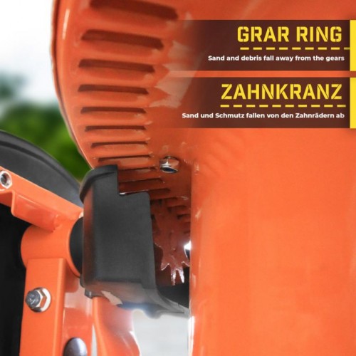 TIMBERTECH Miešačka na betón 70 l, 220 W, oceľ, 2 kolieska