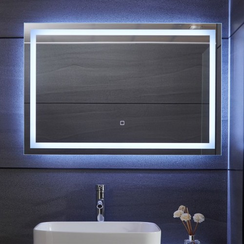 AQUAMARIN kúpeľňové zrkadlo s LED osvetlením, 90 x 60 cm AQUAMARIN kúpeľňové zrkadlo s LED osvetlením, 90 x 60 cm