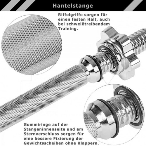MOVIT® Sada liatinových činiek, 2 x 20 kg