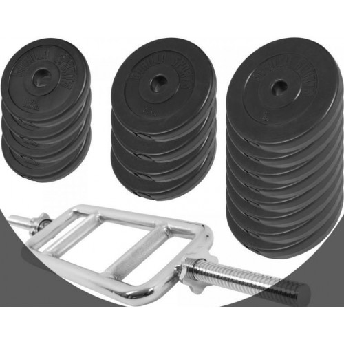 Gorilla Sports Tricepsová sada činiek, 35 kg
