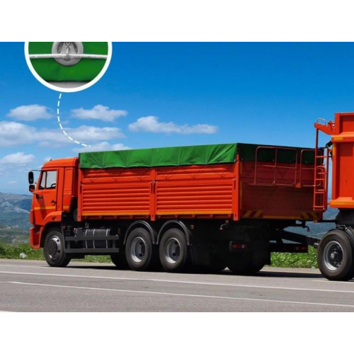 JAGO Plachta 650 g/m², hliníkové oká, zelená, 4 x 8 m