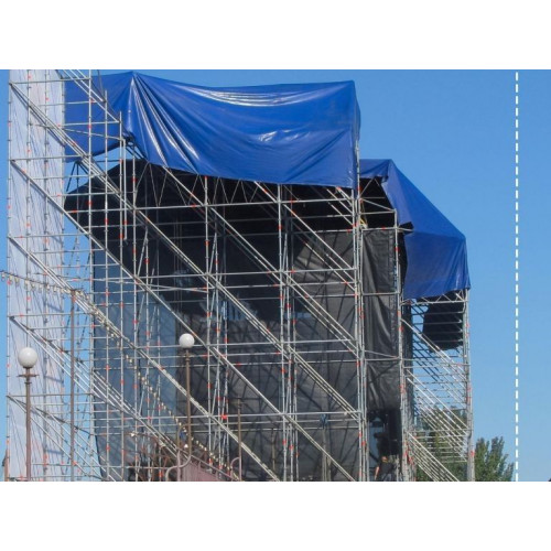 JAGO Plachta 650 g/m², hliníkové oká, modrá, 5 x 8 m