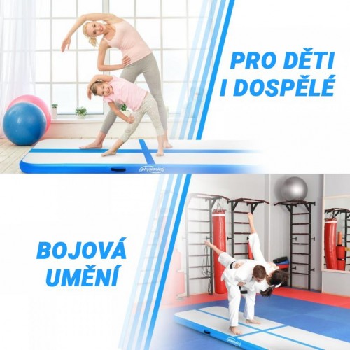 PHYSIONICS Nafukovacia žinenka 500 x 100 x 10 cm, modrá