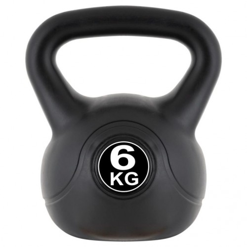 MAXXIVA Kettlebell činka, čierna, 6 kg