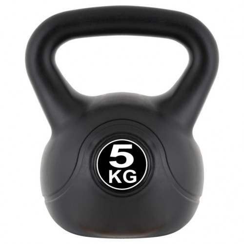 MAXXIVA Kettlebell činka, čierna, 5 kg