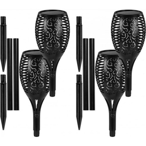 VOLTRONIC sada solárnych svetiel 33 LED, 4 ks