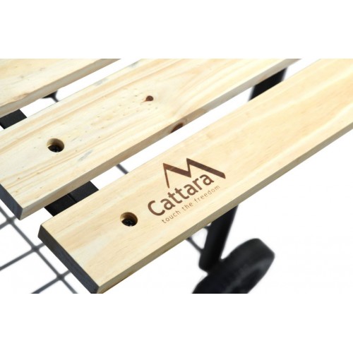 Cattara gril na drevené uhlie SMOKIE s udiarňou, 100x55x113c