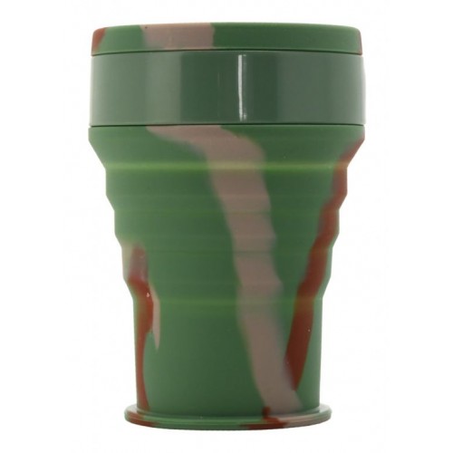 Cattara silikónová skladací kelímok ARMY, 350 ml