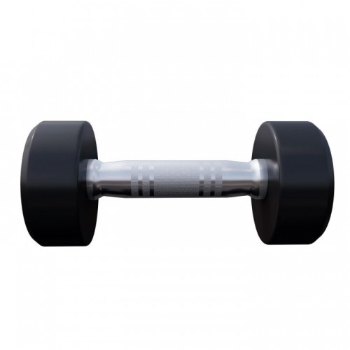 Gorilla Sports Guľaté jednoručné činky, gumové, 2 x 5 kg