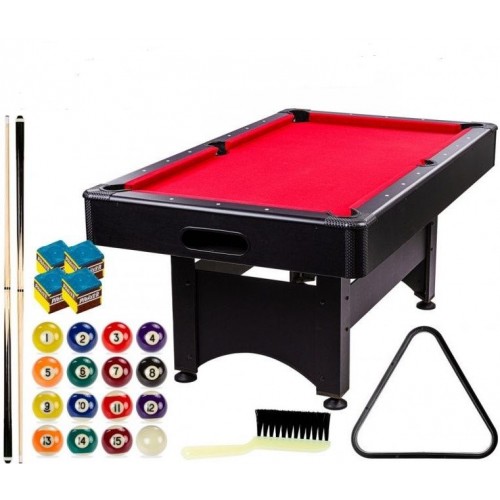 GamesPlanet® biliardový stôl TRENDLINE 6ft, červený