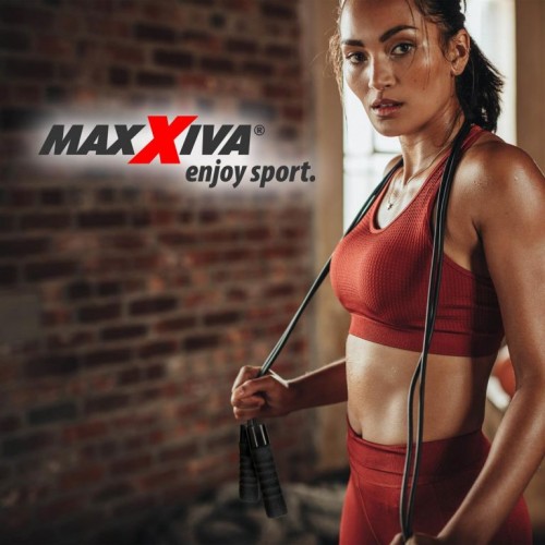 MAXXIVA rýchlostné švihadlo, 280 cm, čierne