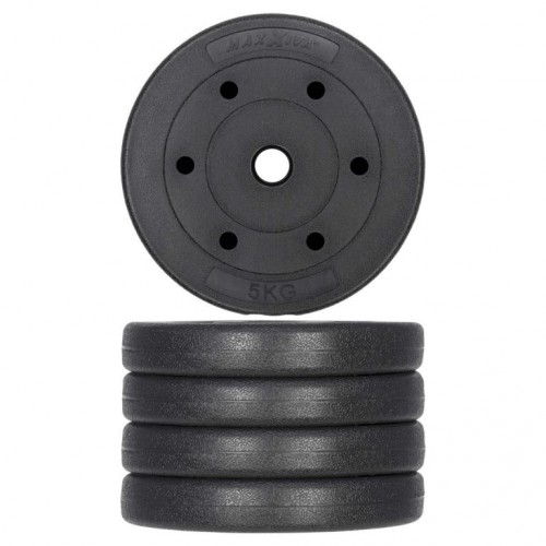 MAXXIVA sada kotúčov, cementová výplň, čierna, 2 x 5 kg