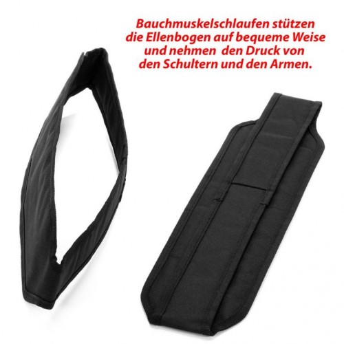 MAXXIVA samovzperná závesná hrazda, čierna, 93 x 28 cm