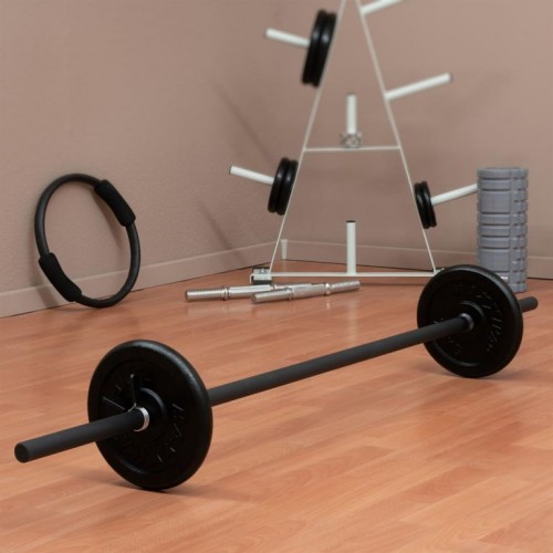 Maxxiva vzpieračská tyč na nakladanie, pružina,čierna,160cm