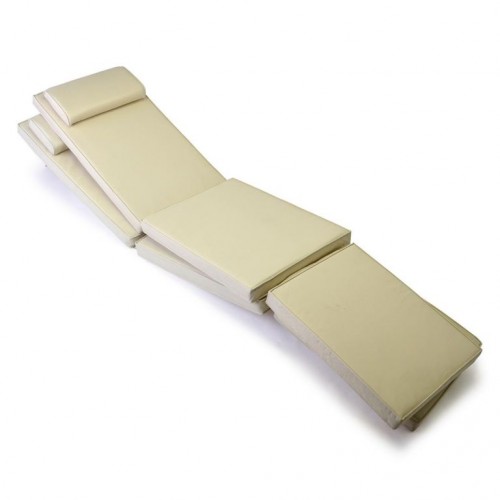 Sada 2ks polstrovania Garth na lehátko, béžové