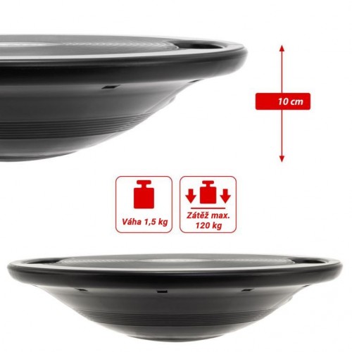 MAXXIVA balančná doska, čierna, Ø 40 cm