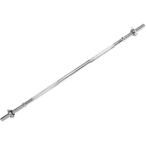 Physionics činková chrómovaná ty, 120 cm + hviezdicové zámky