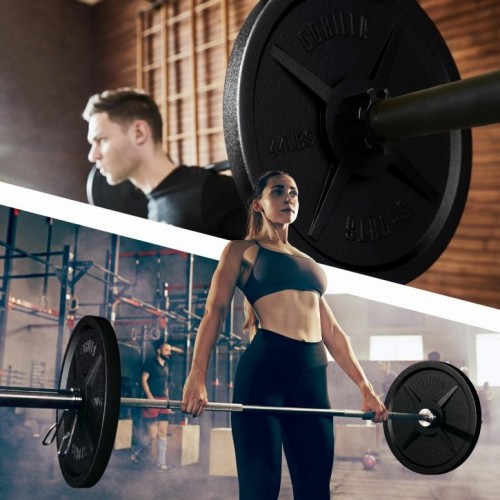 Gorilla Sports Záťažový kotúč 50/51 mm, 2,5 kg