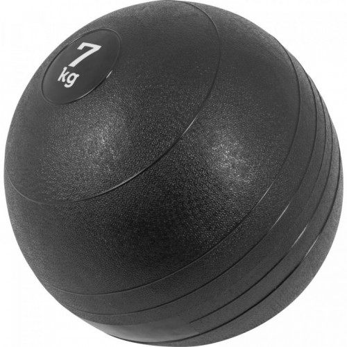Gorilla Sports Sada slamball medicinbalov, čierna, 6 ks, 60 kg