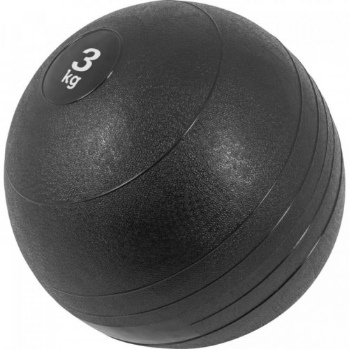 Gorilla Sports Sada slamball medicinbalov, čierna, 6 ks, 60 kg Gorilla Sports Sada slamball medicinbalov, čierna, 6 ks, 60 kg