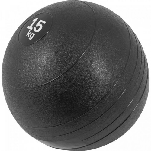 Gorilla Sports Sada slamball medicinbalov, čierna, 6 ks, 60 kg Gorilla Sports Sada slamball medicinbalov, čierna, 6 ks, 60 kg