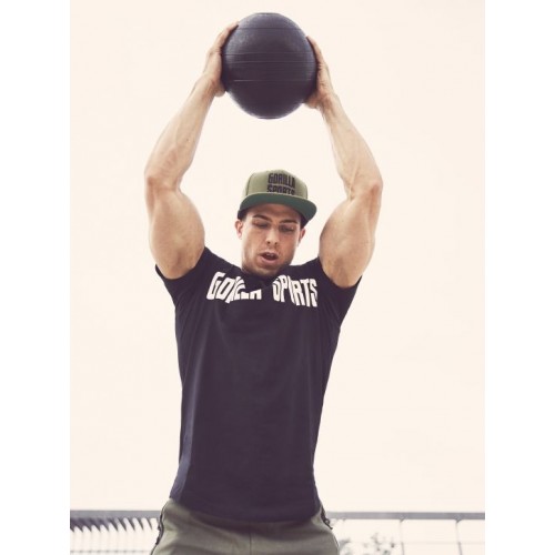 Gorilla Sports Sada slamball medicinbalov, čierna, 6 ks, 60 kg Gorilla Sports Sada slamball medicinbalov, čierna, 6 ks, 60 kg