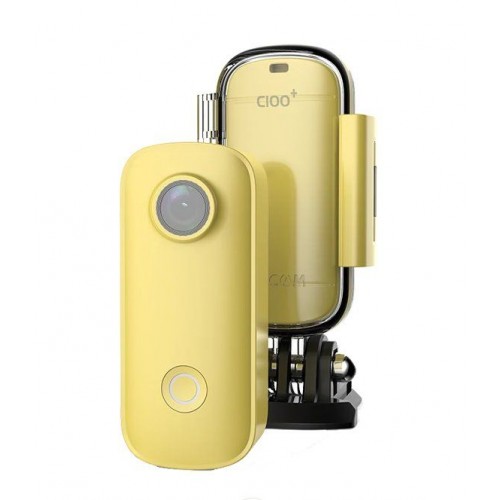 Kompaktná kamera SJCAM C100+, 1920 x 1080 px, svetlo žltá