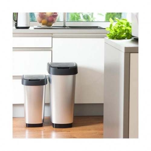TWIST METALIC odpadkový kôš - 25 l