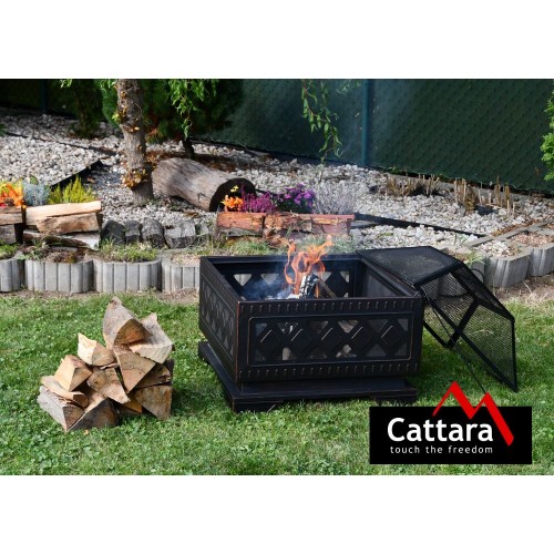 CATTARA Ohnisko s poklopom 63,5 x 62 cm