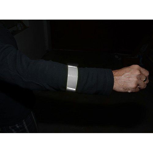 COMPASS Reflexný opasok Roller S.O.R., strieborný