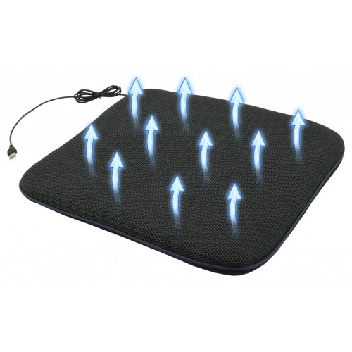 Podsedák s ventiláciou, USB, 5V, 44 x 42 cm