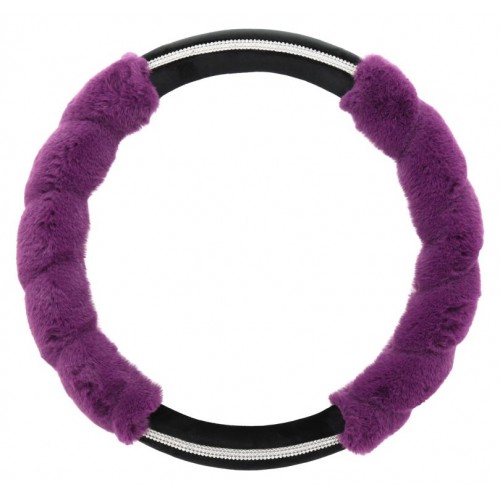 Poťah na volant Diamond- fialový