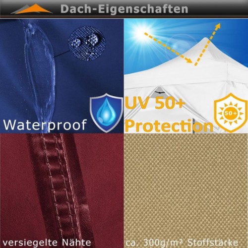 INSTENT PRO Záhradný stan 3 x 3 m, woodland + 2 bočnice