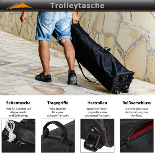 INSTENT PRO Záhradný stan 3 x 3 m, urban