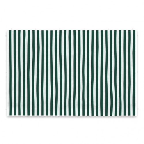 Sada dvoch bočných stien pre záhradný stan - biela / zelená - bez okien