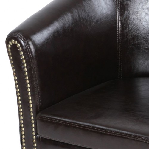 MIADOMODO Sada kresiel Chesterfield, 58 x 71 x 70 cm, hnedá MIADOMODO Sada kresiel Chesterfield, 58 x 71 x 70 cm, hnedá