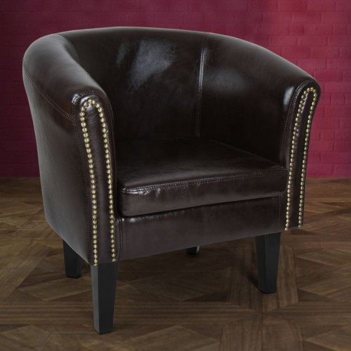 MIADOMODO Sada kresiel Chesterfield, 58 x 71 x 70 cm, hnedá MIADOMODO Sada kresiel Chesterfield, 58 x 71 x 70 cm, hnedá