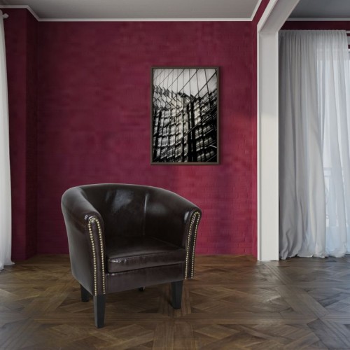 MIADOMODO Sada kresiel Chesterfield, 58 x 71 x 70 cm, hnedá MIADOMODO Sada kresiel Chesterfield, 58 x 71 x 70 cm, hnedá