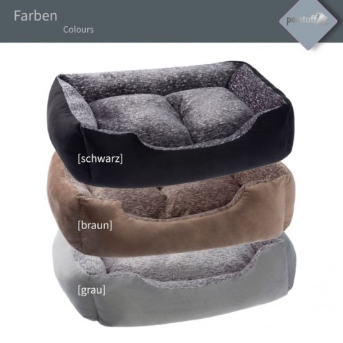 Petstuff pelech pre psa, veľkosť XL, 90 x 65 x 22 cm, čierny