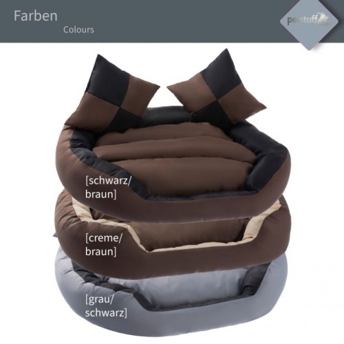 Petstuff pelech pre psa, čierno- hnedý, 65 x 50 x 20 cm