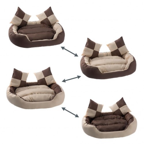 Petstuff pelech pre psa, krémovo- hnedý, 75 x 80 x 20 cm