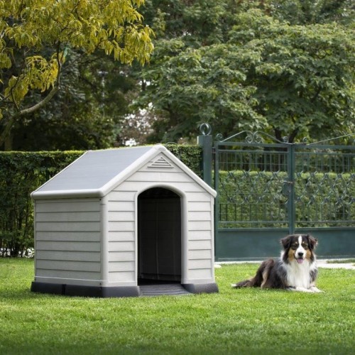 CURVER búda pre psov Dog House sivá, 95 x 99 x 99 cm