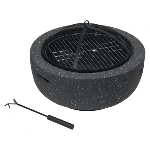 CATTARA Ohnisko LA PALMA sivé MgO, 60 x 40 cm